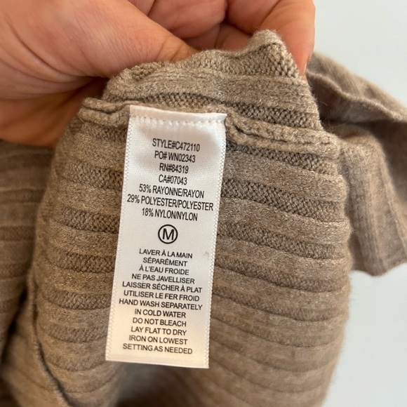 Striped knit skirt beige Cyrus Medium - Picture 7 of 8